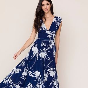NWT Yumi Kim Sashay Away Maxi Dress - Blue Floral
